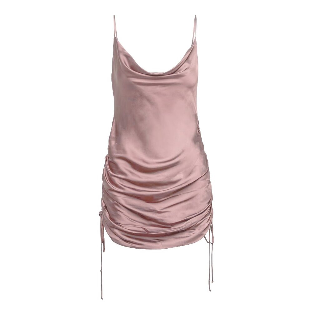 Aritzia Wilfred Only Ruched Slip Dress